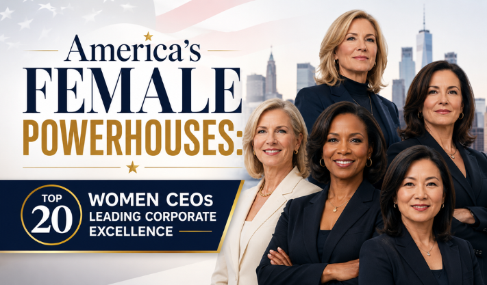 America’s Female Powerhouses: Top 20 Women CEOs Leading Corporate Excellence