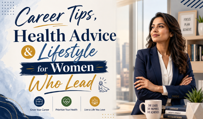 Career Tips, Health Advice & Lifestyle for Women Who Lead