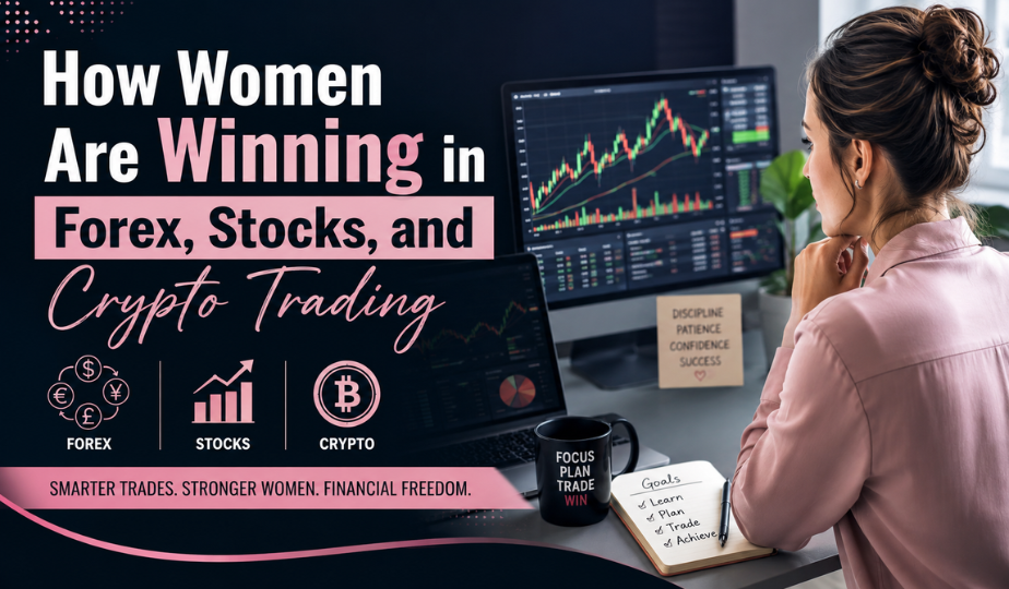 How Women Are Winning in Forex, Stocks, and Crypto Trading