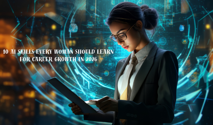 10 AI Skills Every Woman Should Learn for Career Growth in 2026