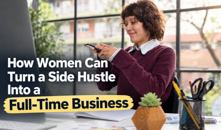 How Women Can Turn a Side Hustle Into a Full-Time Business